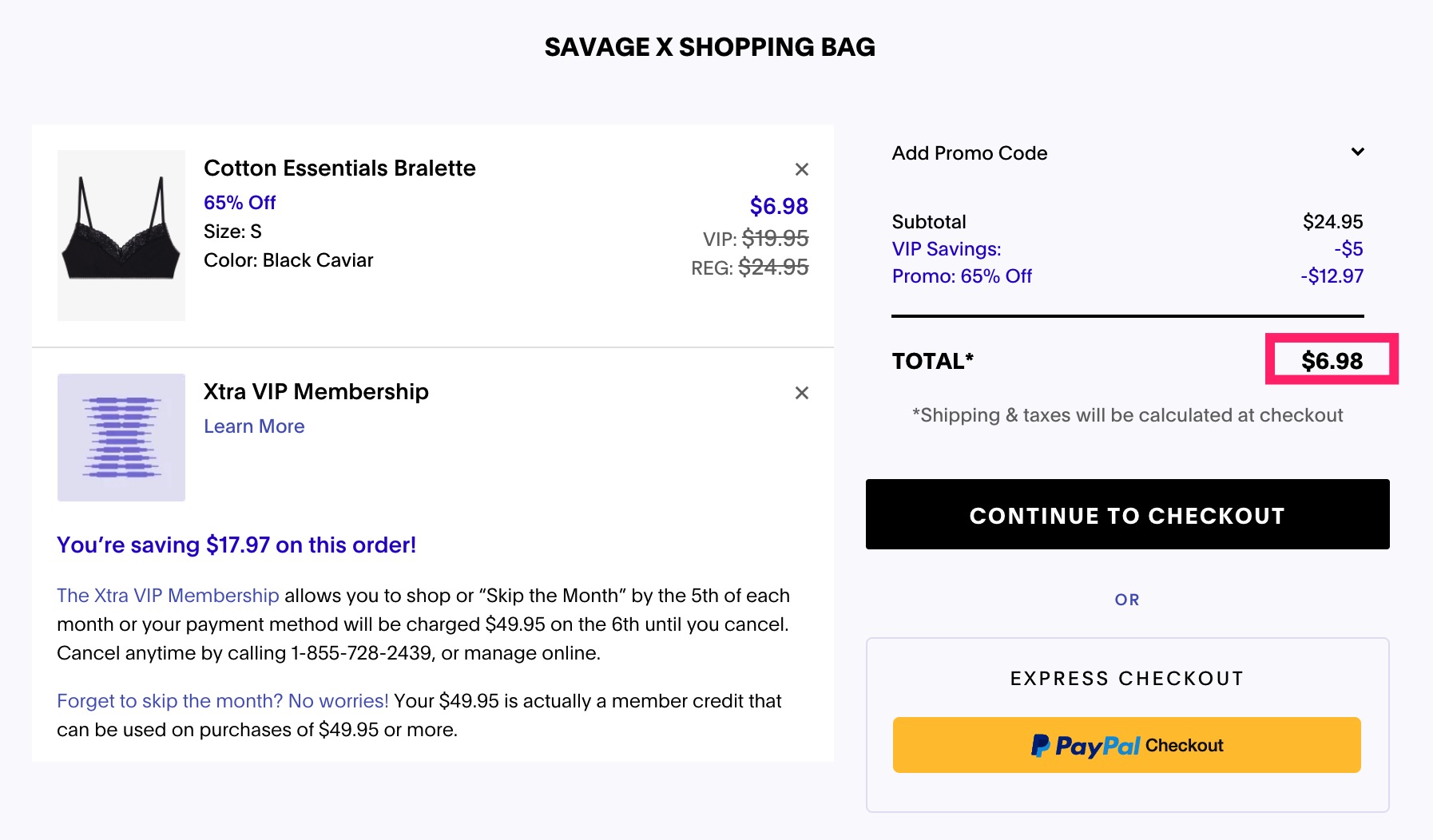 BeFrugal 上在 Savage X Fenty 买内衣得  返现，可倒赚，可激活 BeFrugal  注册奖励