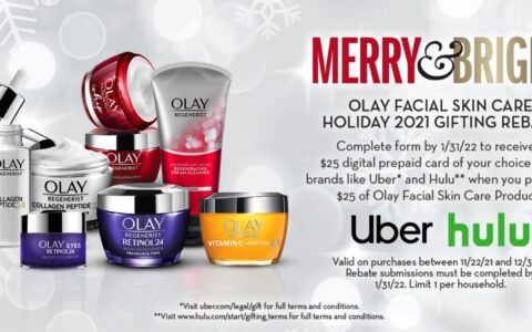 Olay 免费送：买 $25 Olay 产品送 $25 礼卡【12/19 更新：结合 Walgreens 优惠可免费，还可免费送到家】