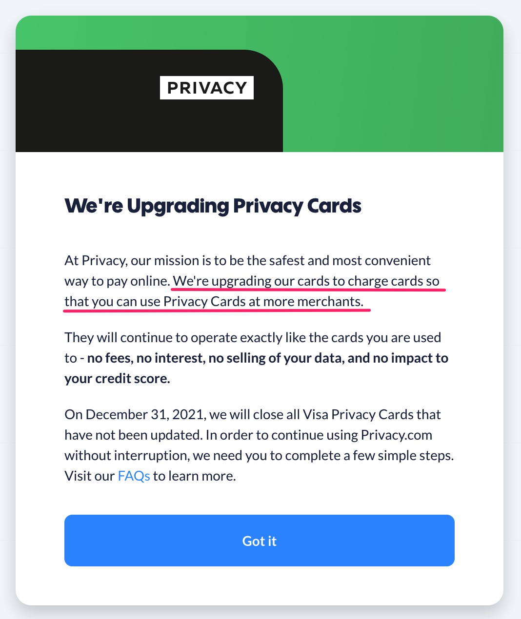 为信用卡安全保驾护航：Privacy.com 提供可用任何名字和地址的虚拟信用卡【注册奖励 ，7/11 更新：推出 Plus 服务】