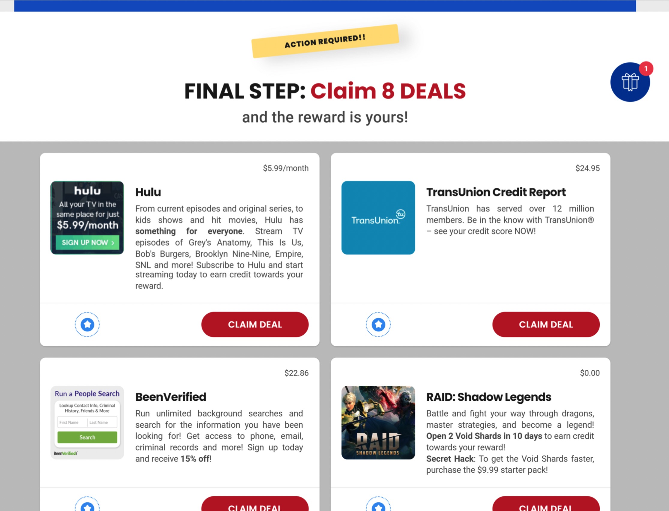 RewardZone USA 完成 10 个任务奖励 00 Visa 礼卡攻略
