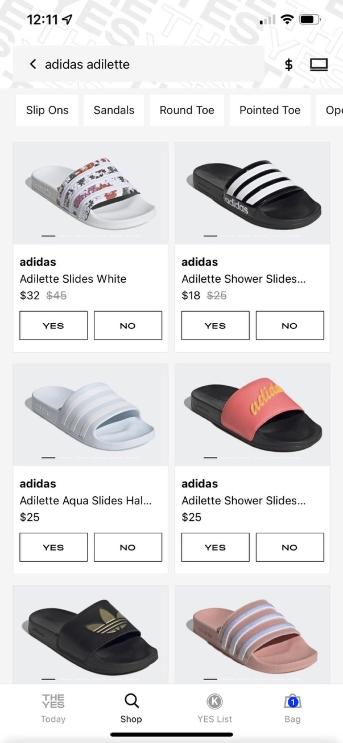 The YES app 女装购物应用注册赠送 