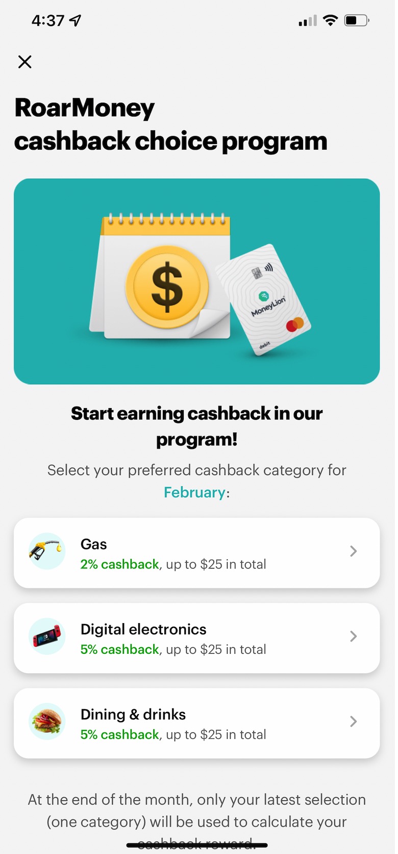 MoneyLion 银行账户和银行卡介绍，支持 5% 消费返现【开卡奖励 ，09/14 更新：活动时间延期】