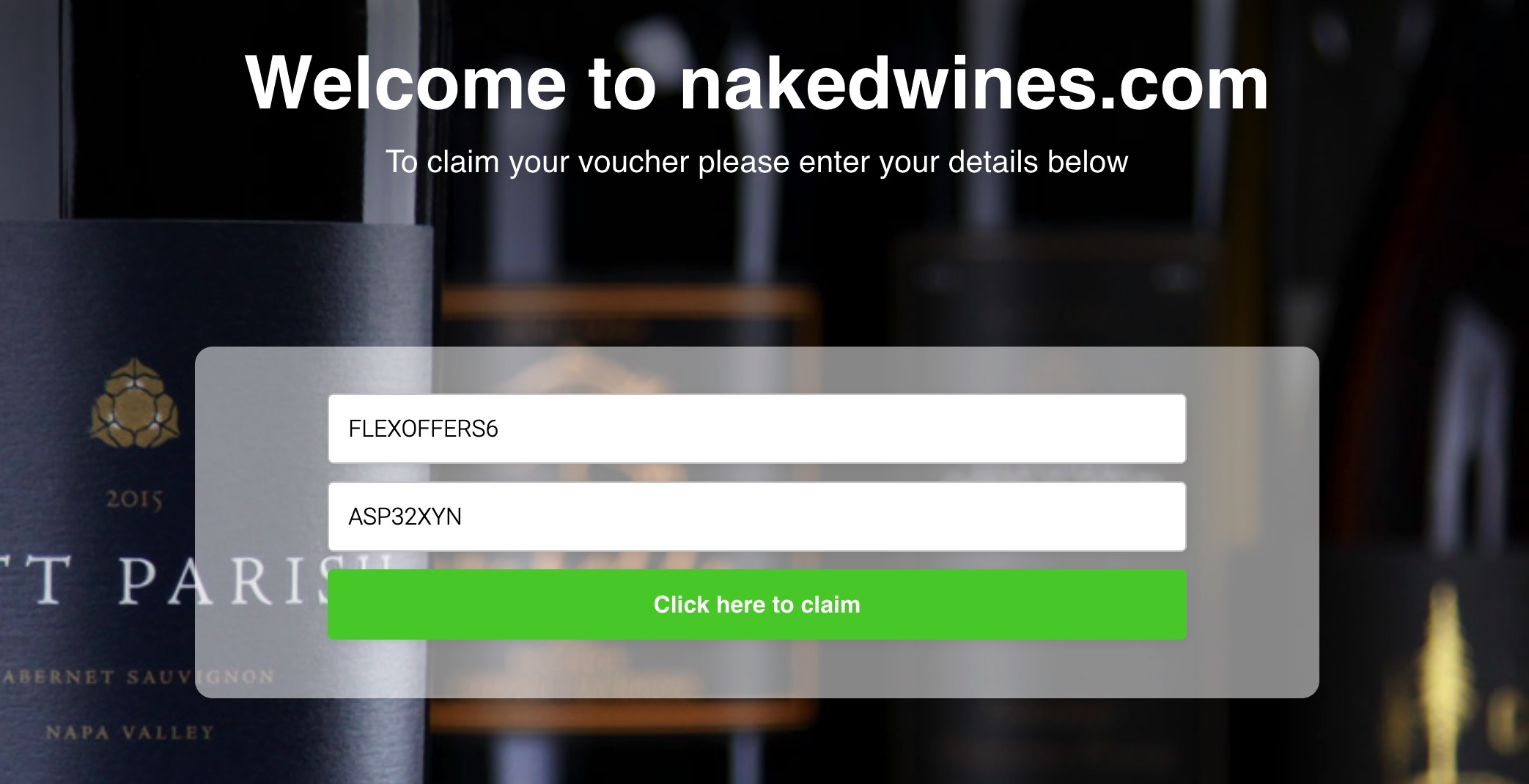 Nakedwines 上买 6 瓶红酒立减 0，仅需 .99，含运费