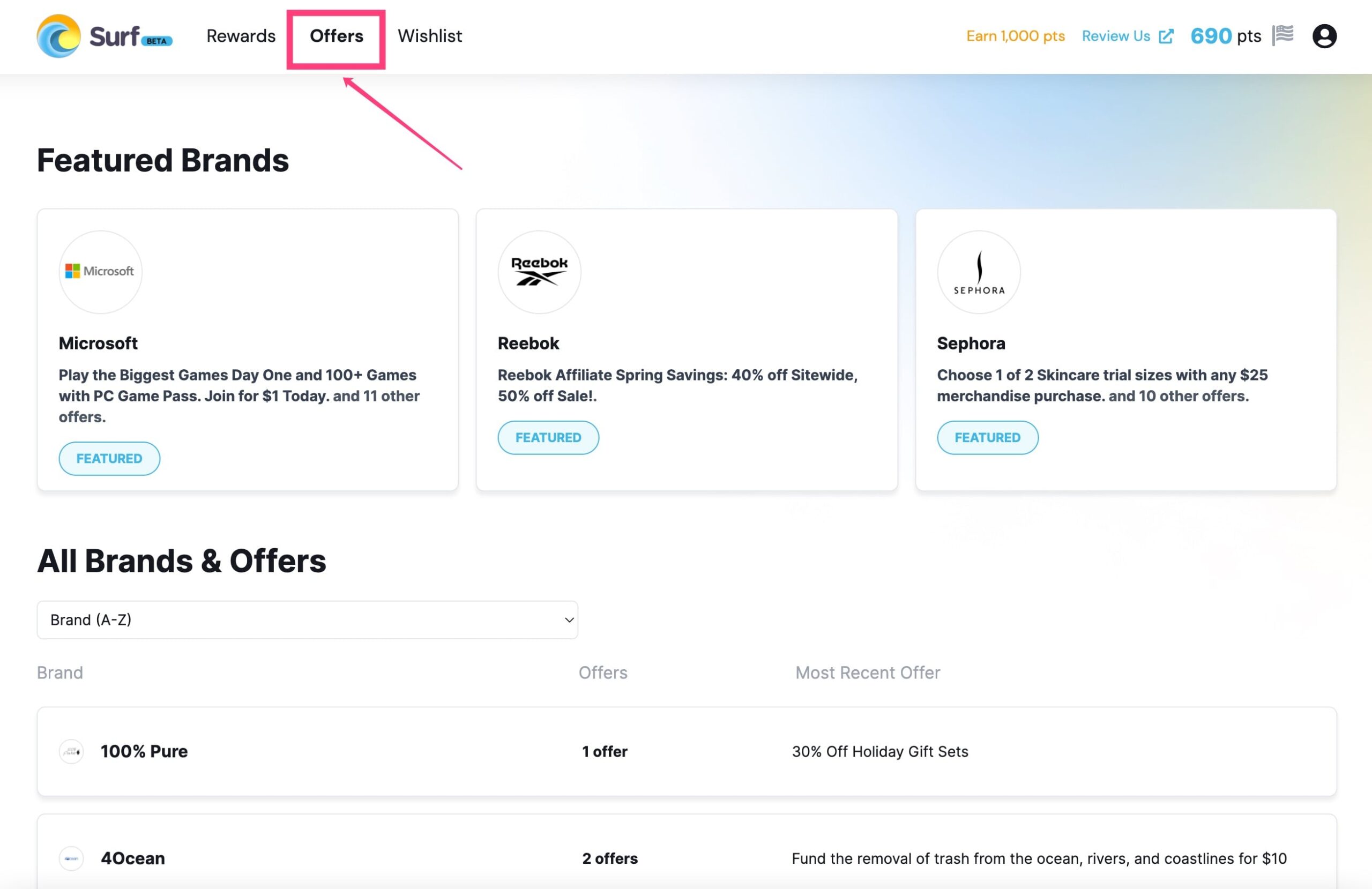 Surf：上网自动攒积分的羊毛工具【注册奖励 ，03/31 更新：新增新用户加分项，新增 Offer 功能】