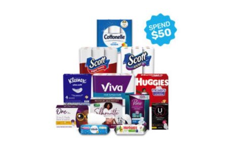 Fetch Rewards：家居日用品满 $50 返 $15【包含 Kleenex, Huggies, Scott, Poise, Cottenelle 等，可多次购买叠加，支持 Amazon】