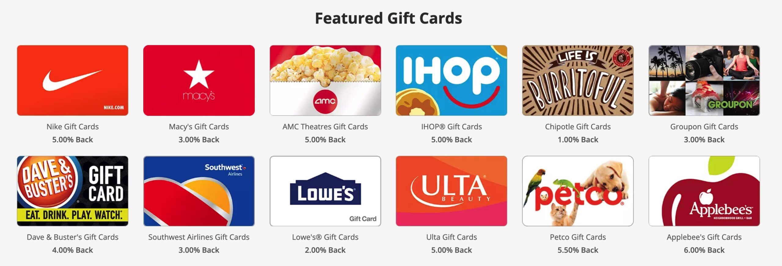 Swagbucks 旗下打折礼卡平台 MyGiftCardsPlus 介绍