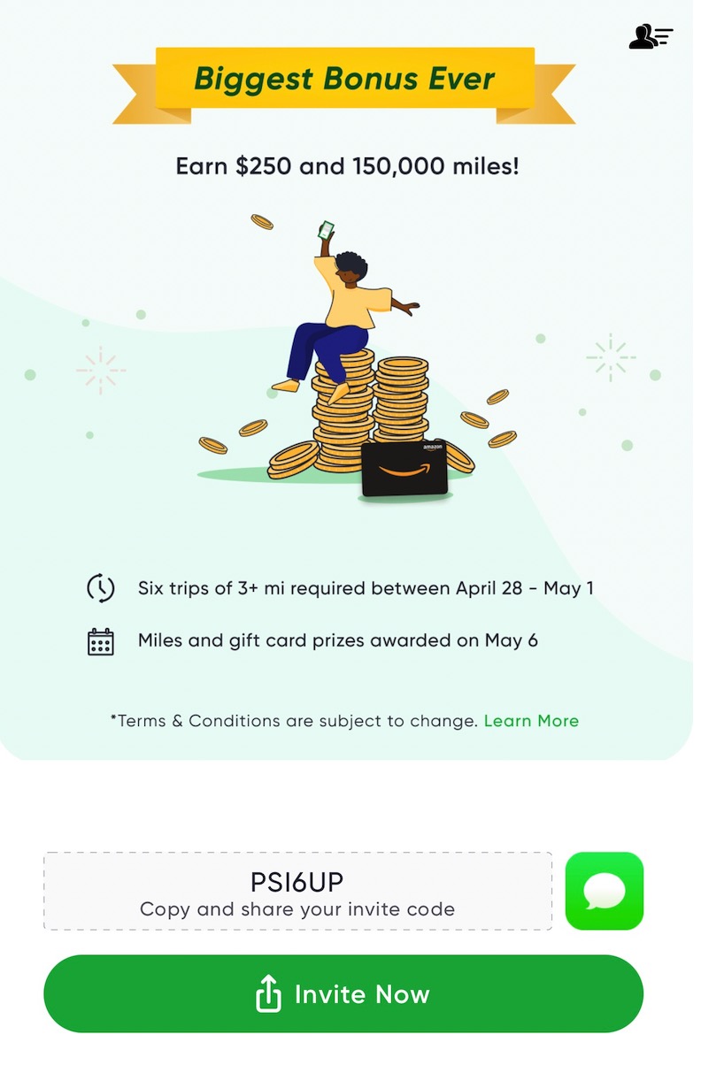 日常交通出行赚积分：Miles App 介绍【04/29 更新：史高，邀请 5 位好友得 0 Amazon 礼卡 + 150k miles】