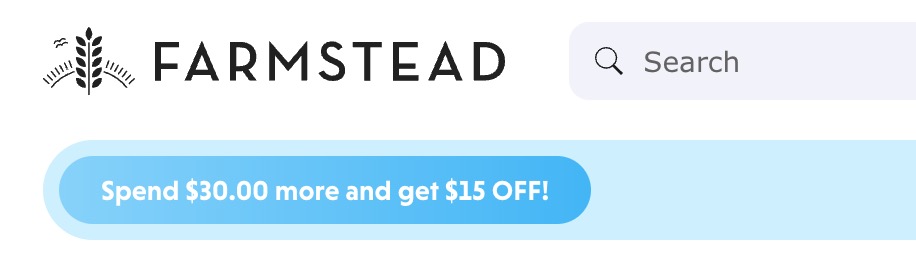 超大羊毛：生鲜配送服务 Farmstead：首单满  减 /满  减 ，第二单减 ，免费有机牛奶，每个月减 【08/09 更新】