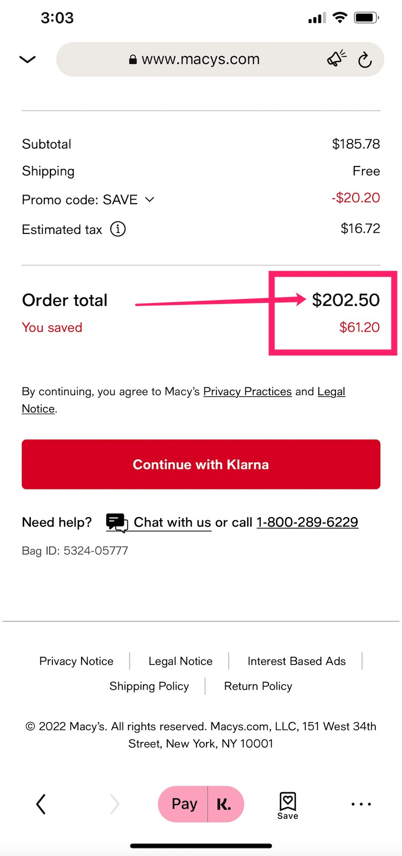 Macy's 立减 ,最后一天!Klarna 新用户还可再得 【06/26 截止,快!】