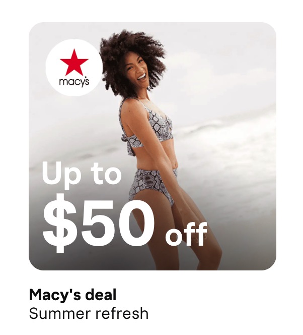 Macy's 立减 ,最后一天!Klarna 新用户还可再得 【06/26 截止,快!】
