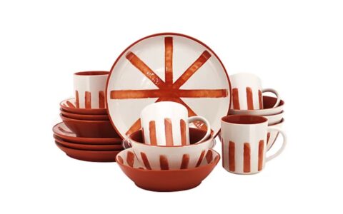 Bed Bath & Beyond 免费 16 件碗碟套装 Wild Sage Dinnerware Set【手慢无，可倒赚】