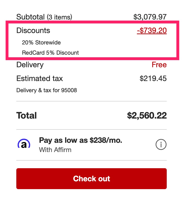 Target 认证学生或老师身份可获得一单 20% off，不限金额大小【又有了，09/28 过期】