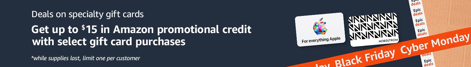 Amazon 礼卡折扣【12/7：几十款礼卡折扣大促开始，Apple 送 ，Airbnb 送 ，Uber 减  等等】