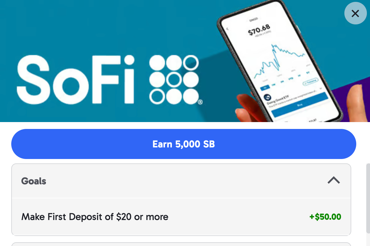 限时:开通 SoFi Invest 奖励 【10/10 更新:奖励 】