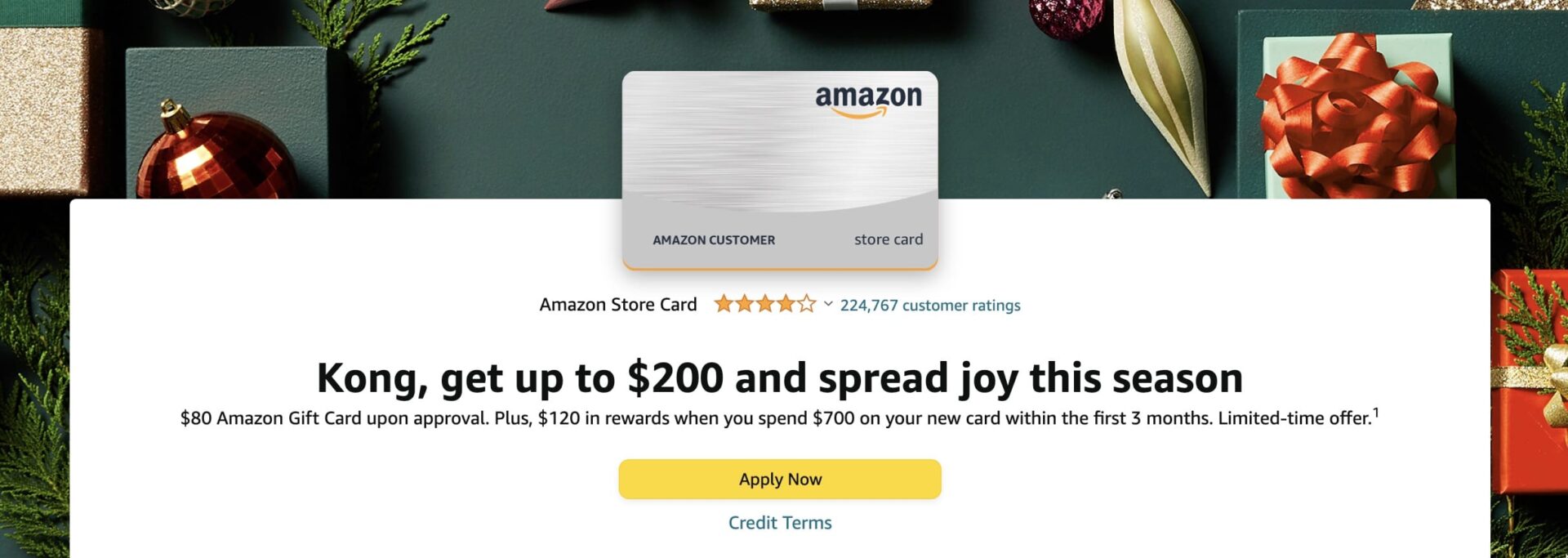 Amazon Store Card 优缺点分析【12/01 更新：$200 开卡奖励，史高！】 - 北美羊毛快报