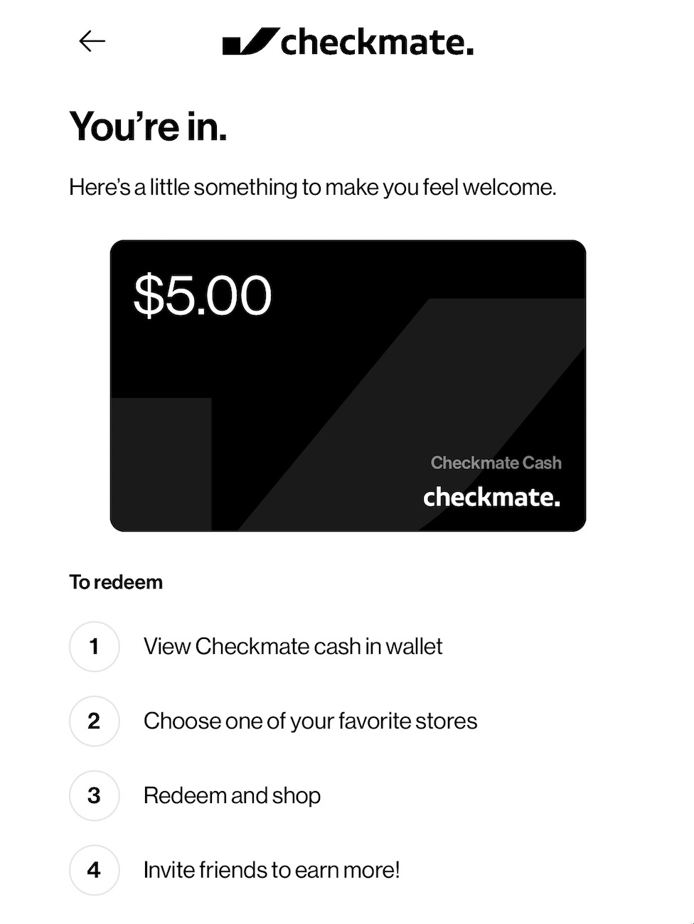 CheckMate 免费  礼卡，速薅【更新：可以兑换了！】