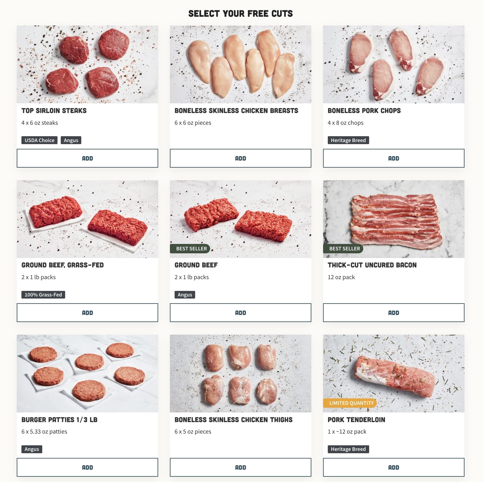 GoodChop 免费送一箱肉，可自选最多 18 块儿，仅需运费 .9【欢迎来分享自己的邀请链接】