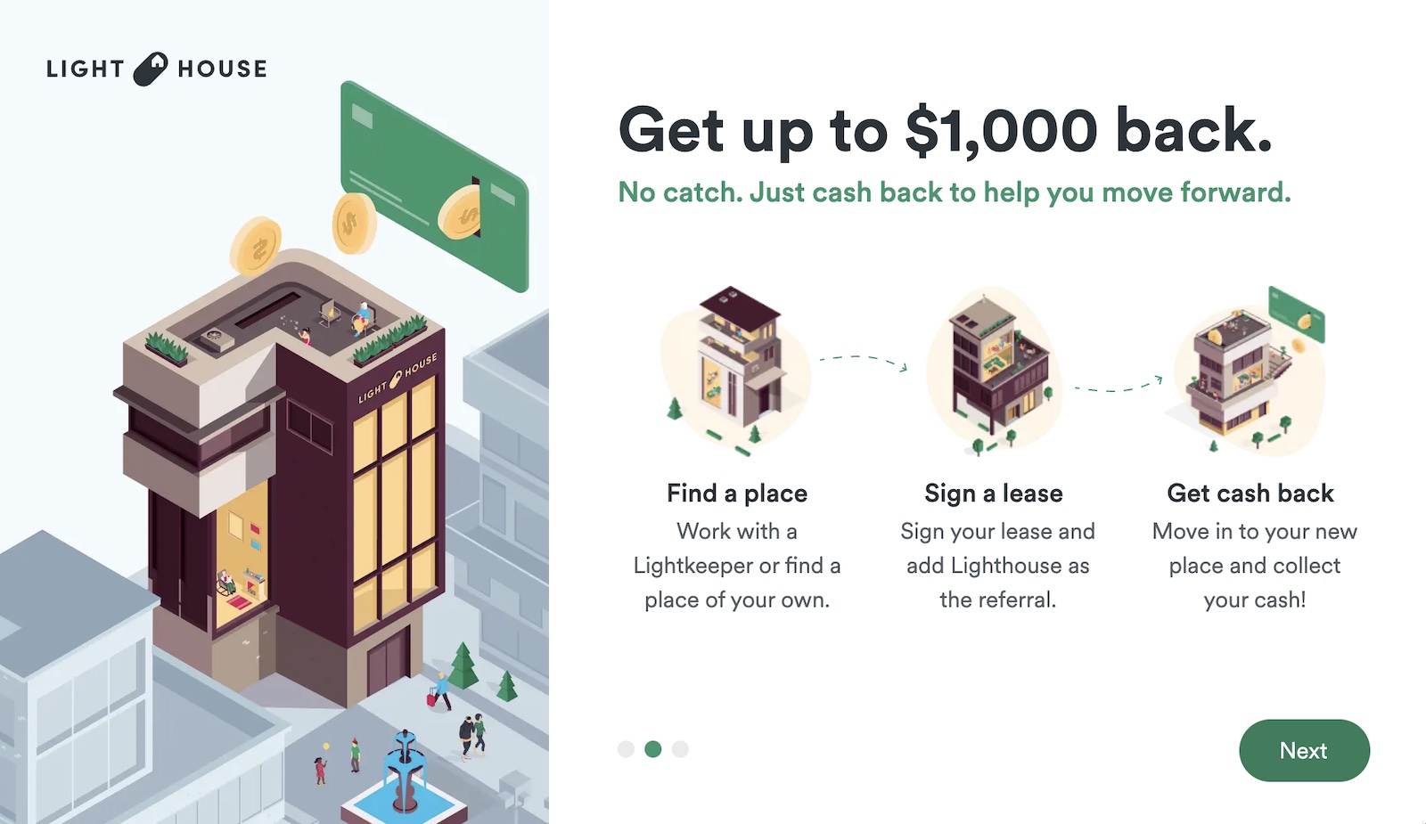 租房也有大羊毛!通过 Lighthouse 搜索公寓房源拿高达 00 返现