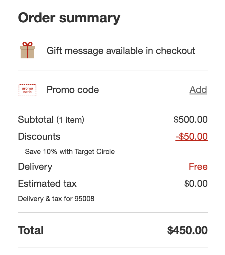 Target 一年一度 Gift Card 礼品卡 10% Off【2024 年来了，仅两天，Discover 额外 5% 返现，省 】