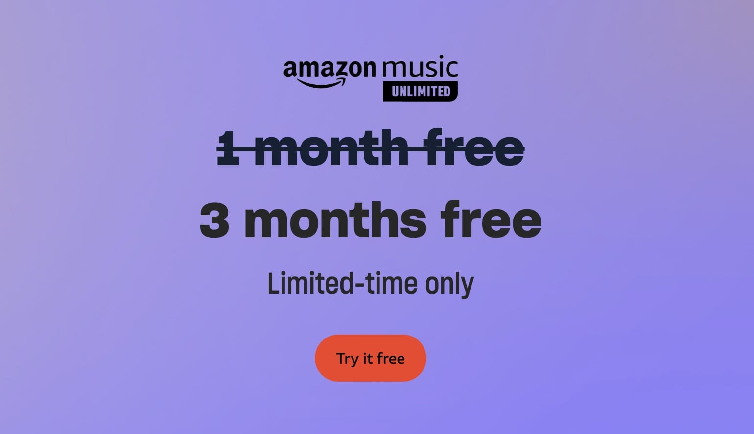 Amazon Music Unlimited 免费 3 个月【附 Audible 福利，4/16 截止】
