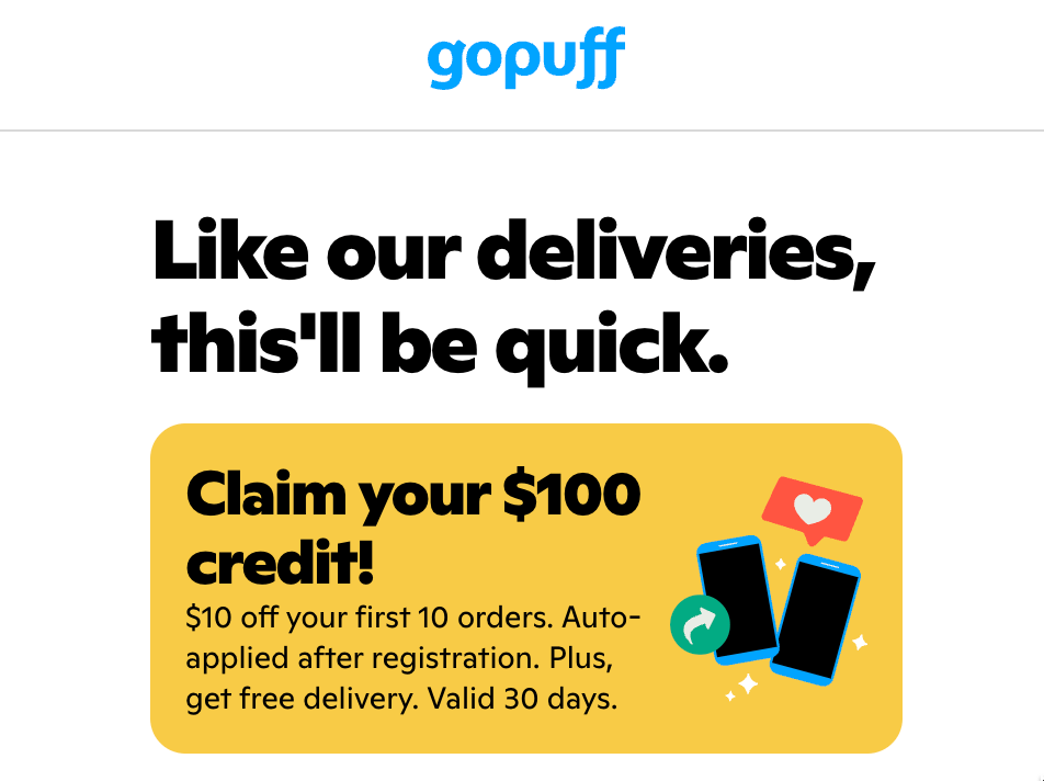 零售日用品配送服务 GoPuff 介绍 + 免费  商品【1/12更新：限时Amex Offer优惠】