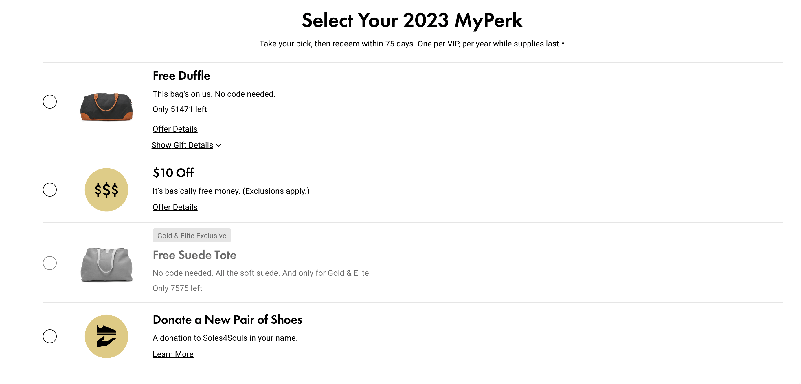 有 DSW 账户的小伙伴快来免费领取价值 .99 的旅行包