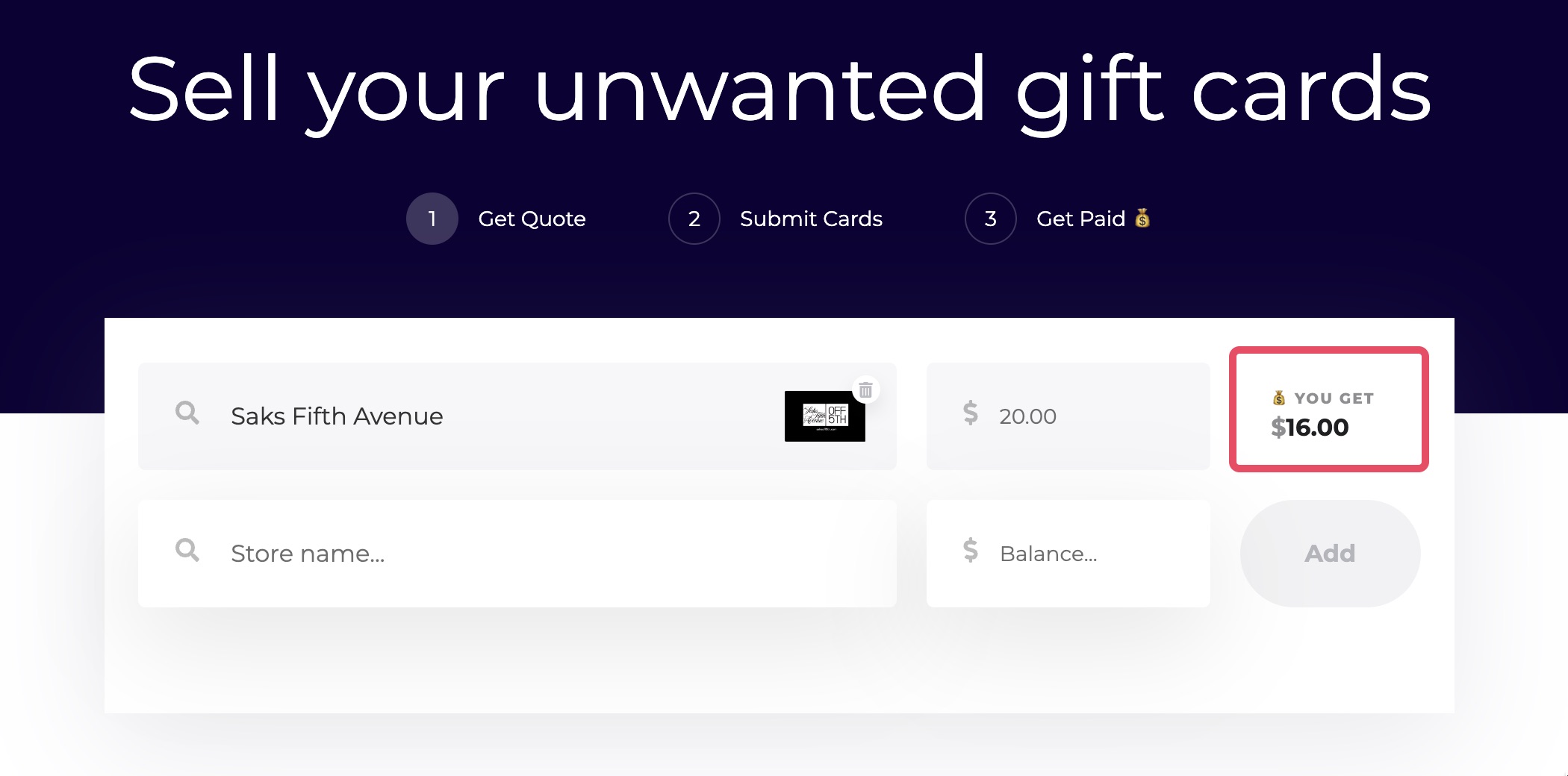 Saks Fifth Avenue 礼卡花 买 ,还可倒赚 【手慢无】