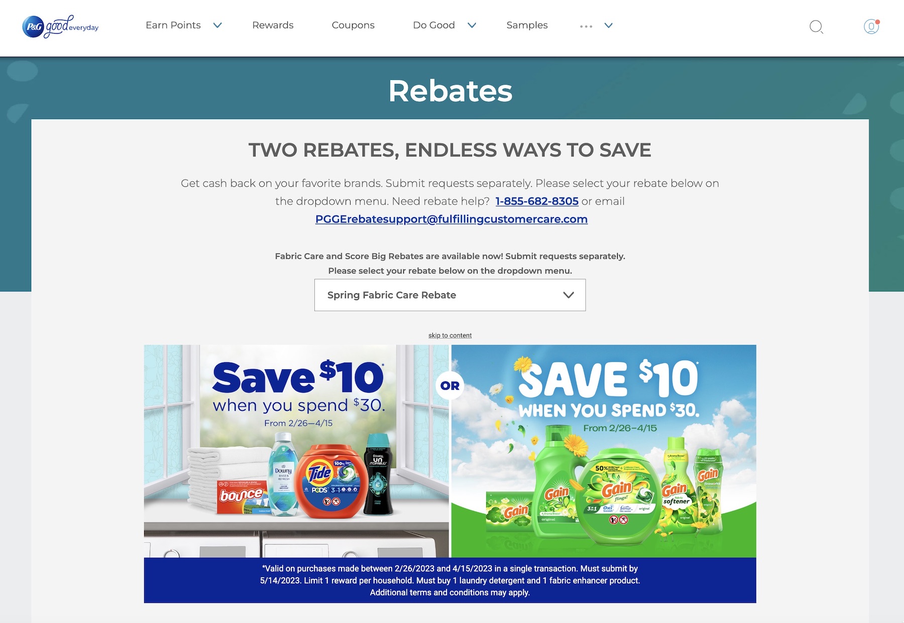 宝洁 P&G Good Everyday 奖励介绍：生活家居用品官方返现，可叠加 Amazon 折扣【4/21：新活动满  返 】