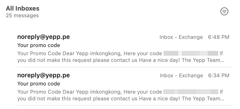 超简单羊毛,快速领取 Amazon 礼卡:注册 Yepp 并邀请一个好友即可【3/5 更新:又有了】