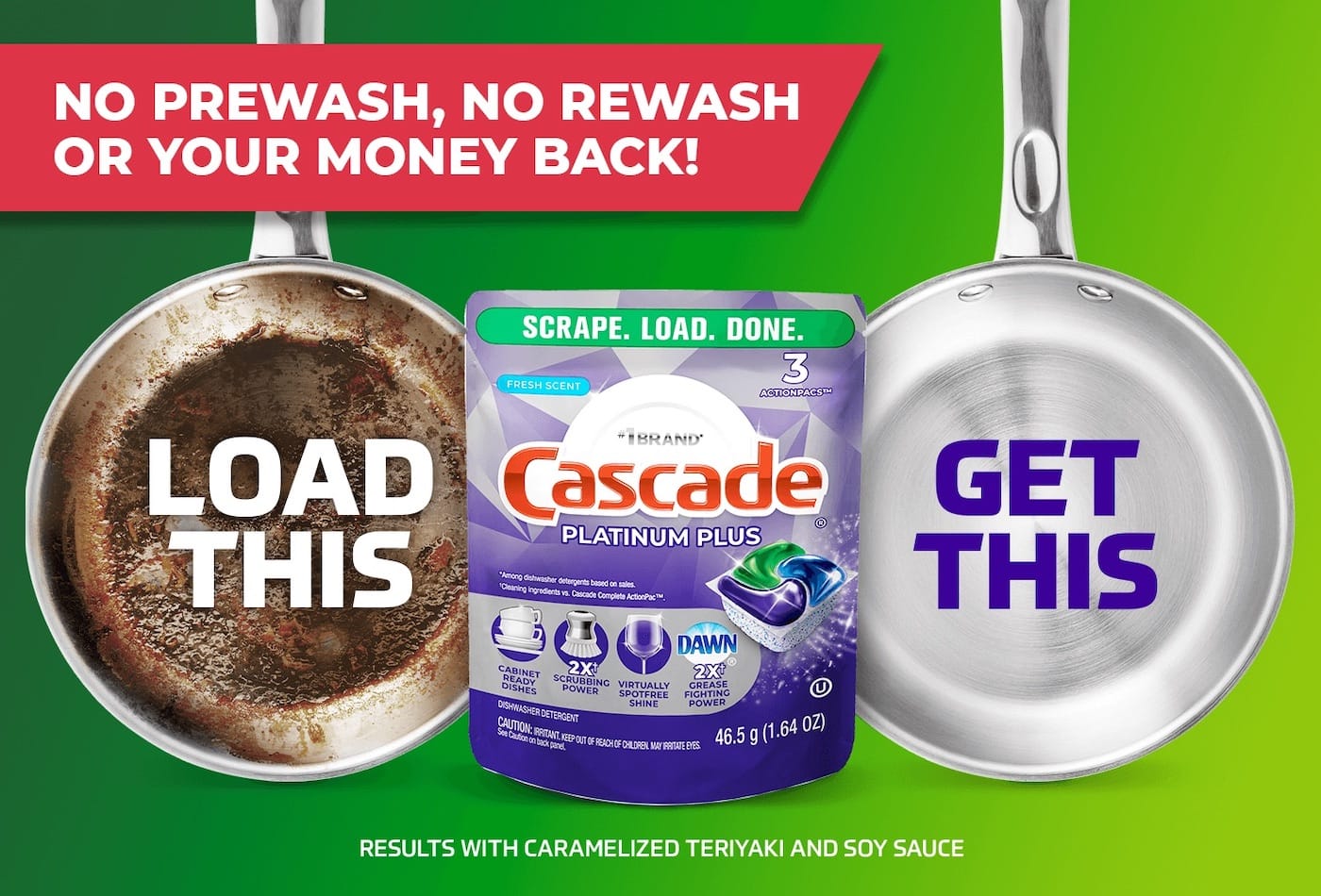 免费领取 Cascade Platinum Pacs 洗碗球小样