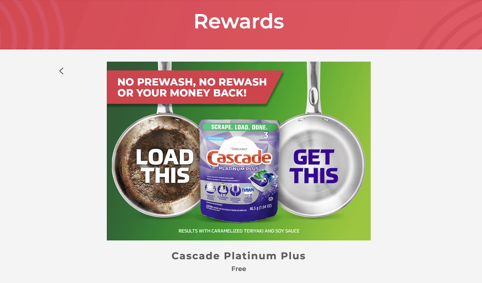 免费领取 Cascade Platinum Pacs 洗碗球小样
