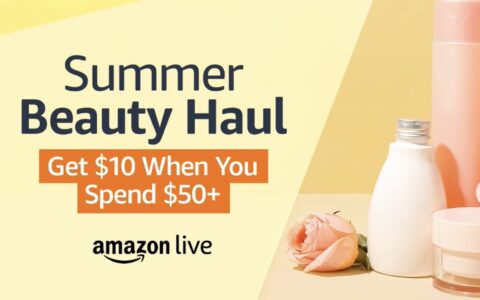 Amazon 夏日美妆活动：美妆个护产品满 $50 返 $10 credit【仅两天，05/26 截止】