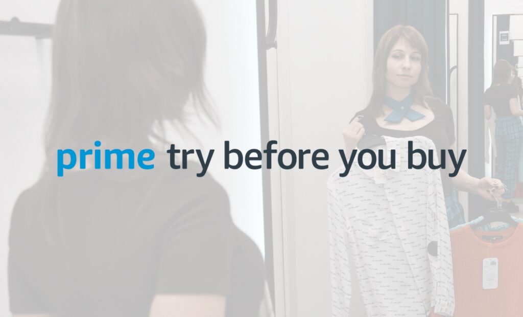 Amazon 的 Try Before You Buy 服务让你先试穿再购买，衣服鞋袜包包首饰都可以