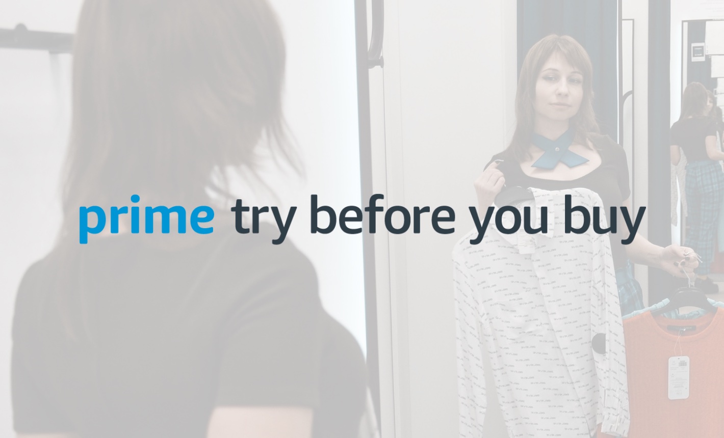 Amazon 的 Try Before You Buy 服务让你先试穿再购买，衣服鞋袜包包首饰都可以