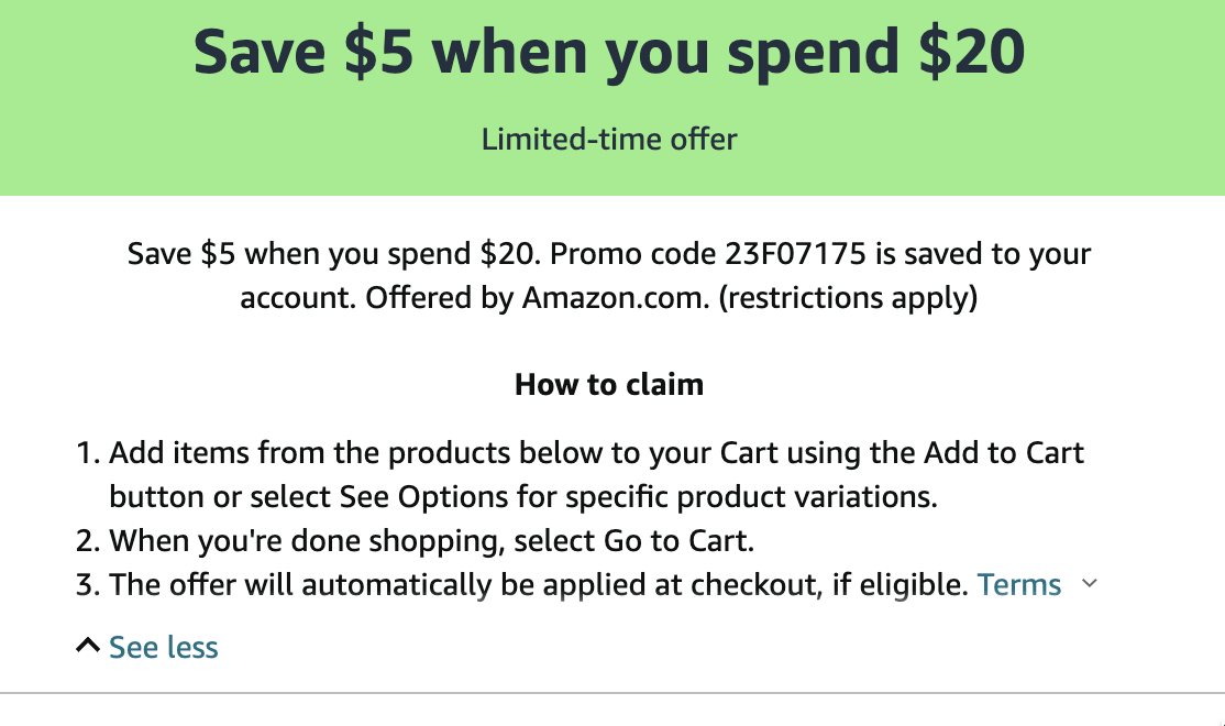 Amazon 家居消耗品买  减 【6/14 更新：新链接，快囤货】