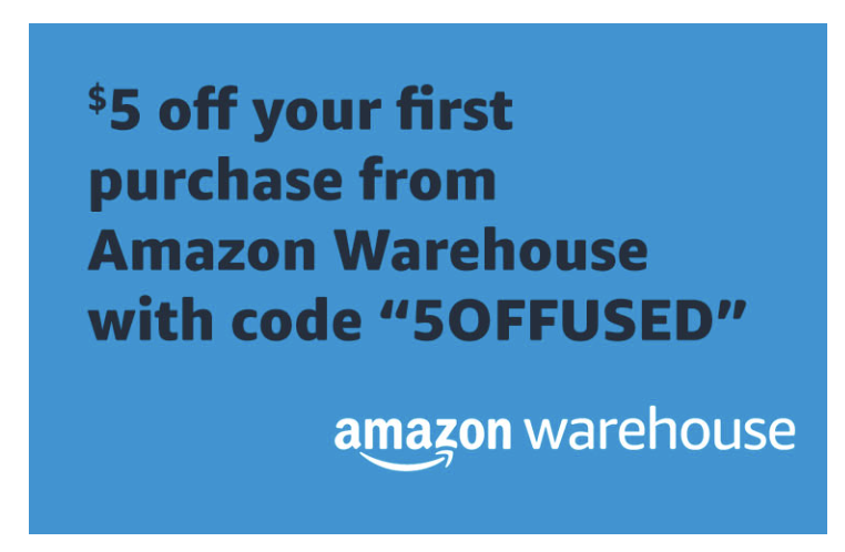 Amazon Prime Students 学生会员购买 Amazon Warehouse 首单可获得  Off