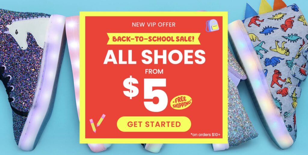 Fabkids 返校季特惠：精美童鞋只要 $5 一双 + 免邮