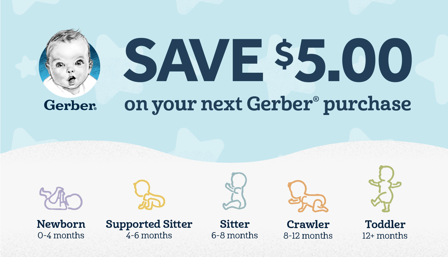 Gerber 免费送 $5 Walmart 消费券，每个月都发一次【10/25 更新：新的一批发放了】