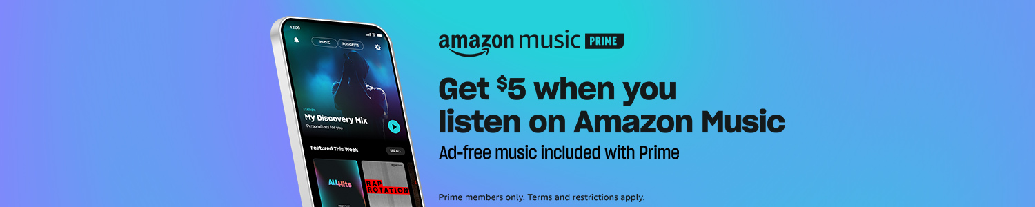 在 Amazon Music 听歌即送  Amazon credit【7/31 更新：又有了，有效期至 8/17】