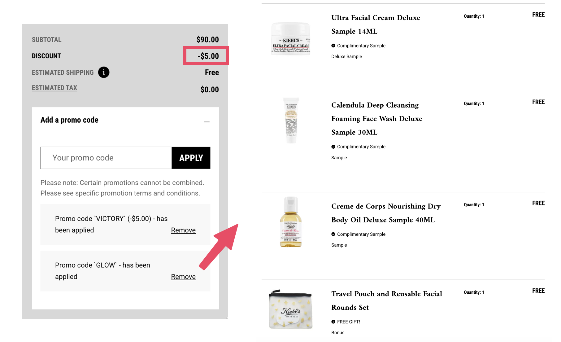 Kiehl's 大量热门商品买一赠一！【7/5：又有了，额外再减 ，附免费 4 件套赠品，普通商品额外 8 折】