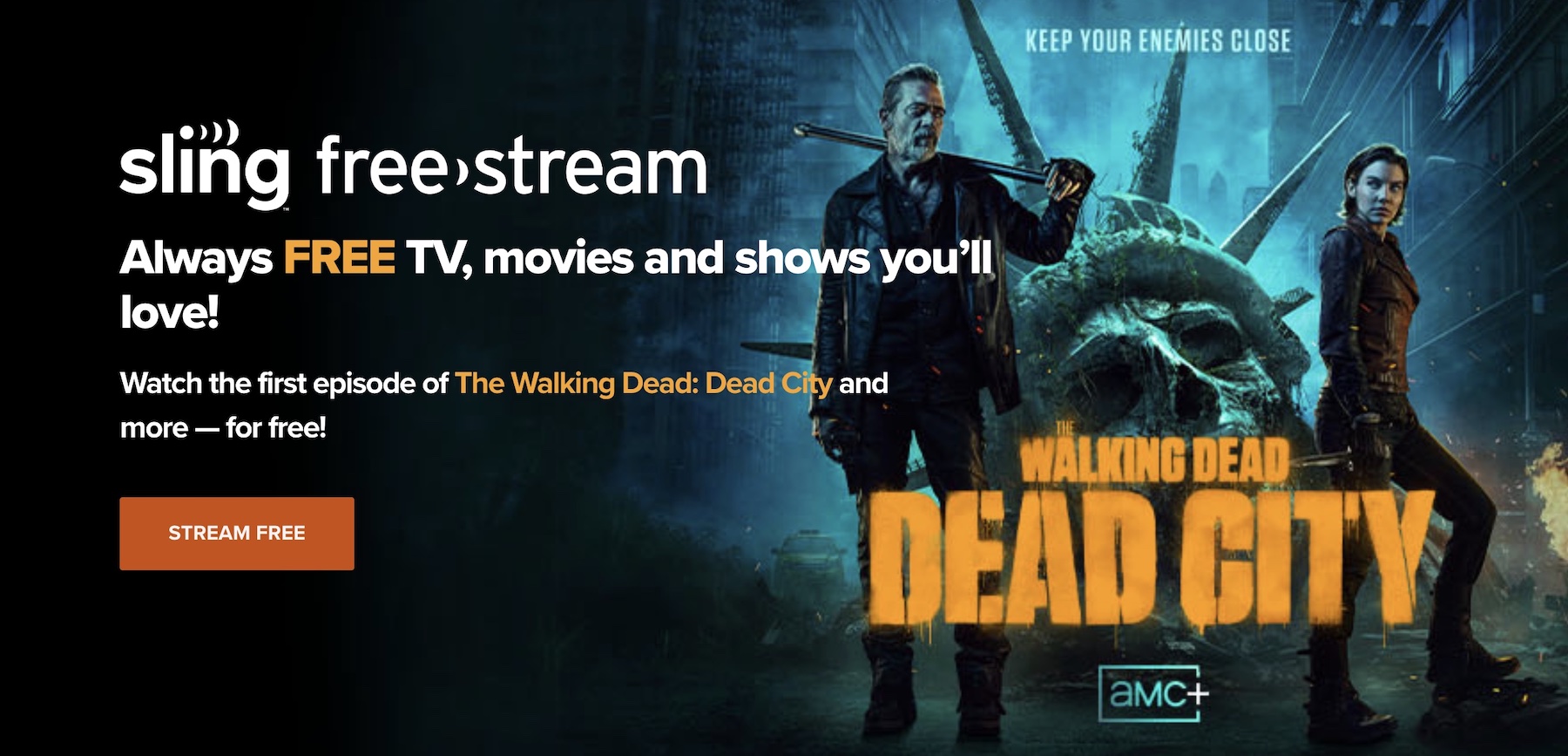 SlingTV 推出 FreeStream 套餐,终身免费!