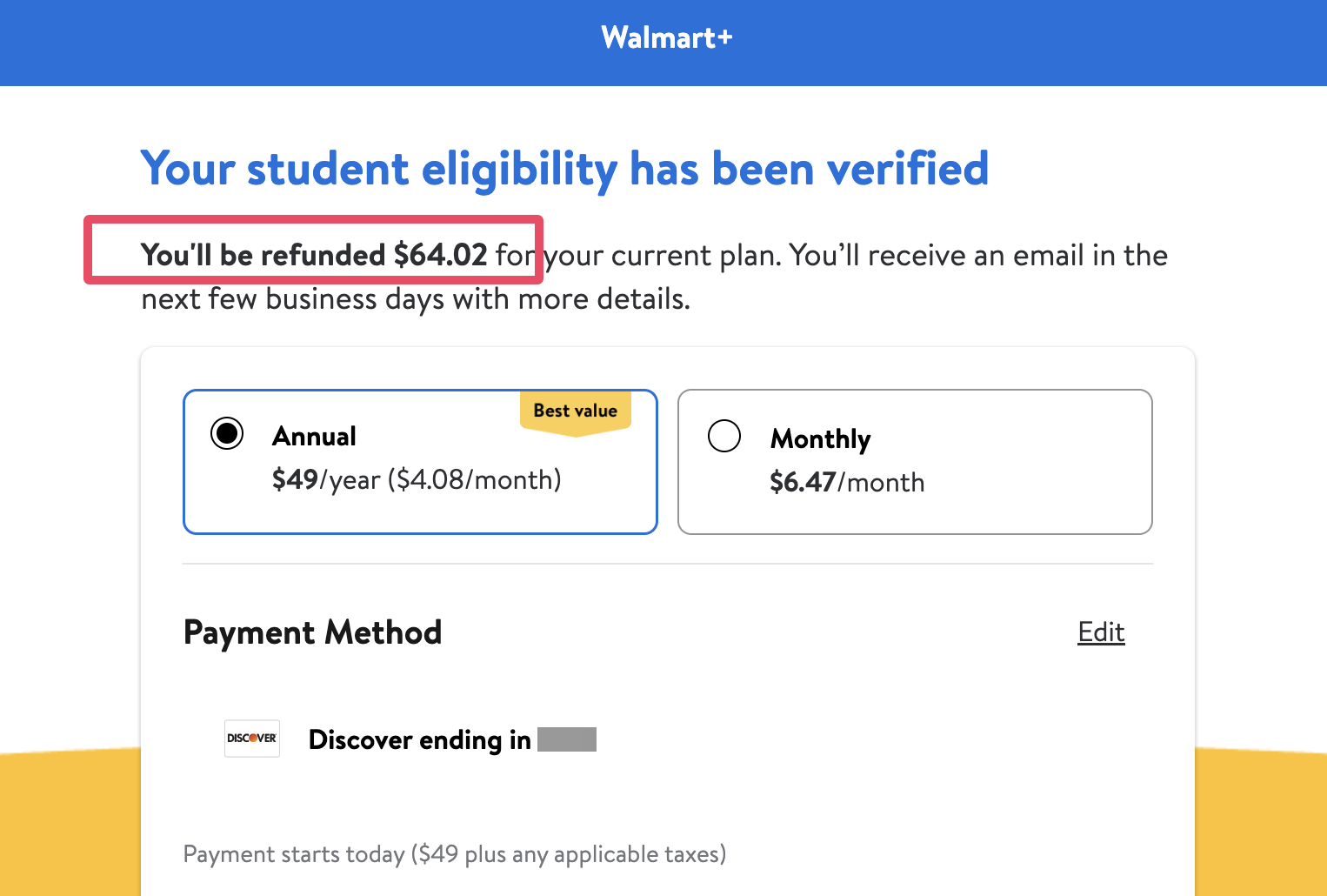 Walmart+ 会员福利介绍,免费试用 30 天【11/30 更新:半价会员,仅需 ,最后两天】
