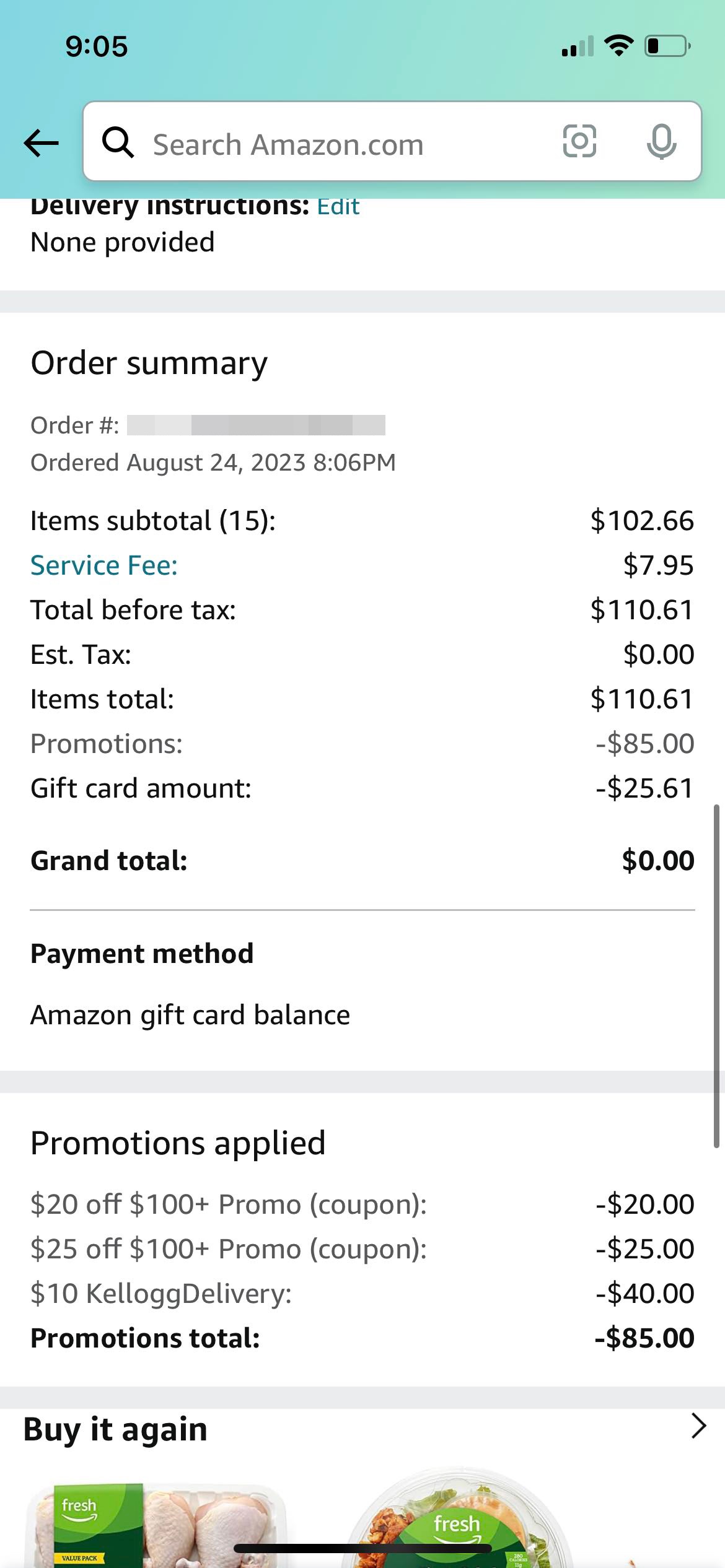 Amazon Fresh 最新优惠!【7/4 更新:立减 & & 】