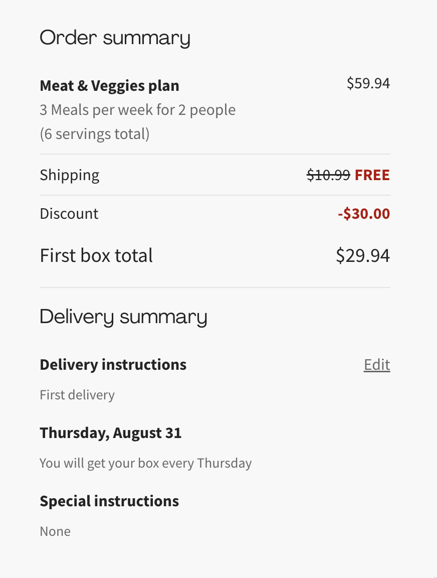 新鲜食材，烹饪新体验：HelloFresh 食谱订阅服务介绍【低至 