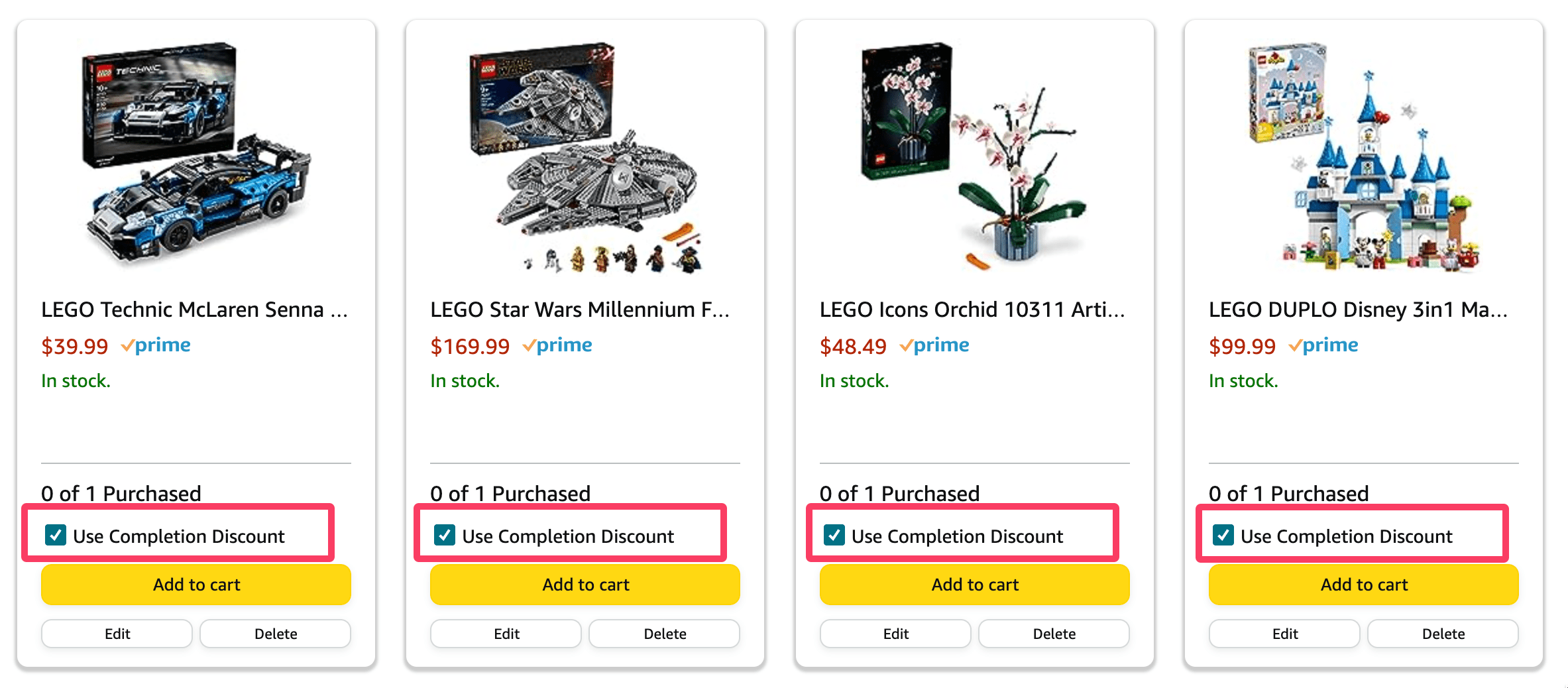 Amazon 惊天省钱小技巧：使用 Completion Discount 实现大部分商品 15% off，你肯定不知道！【5/27：几个更新】