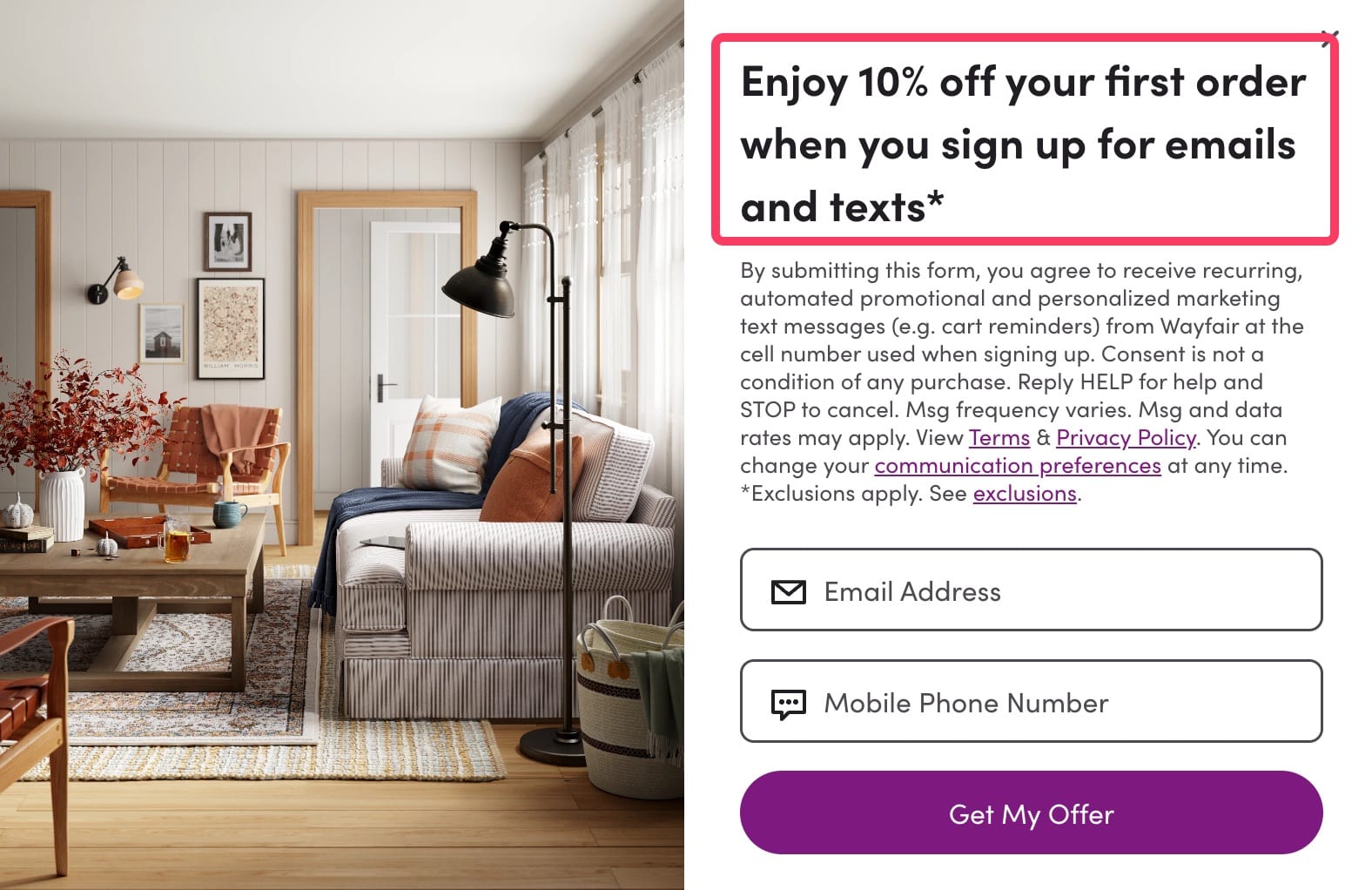 Wayfair 家居劳动节大促，最低 3 折拿下【小技巧再叠加 10% off！】