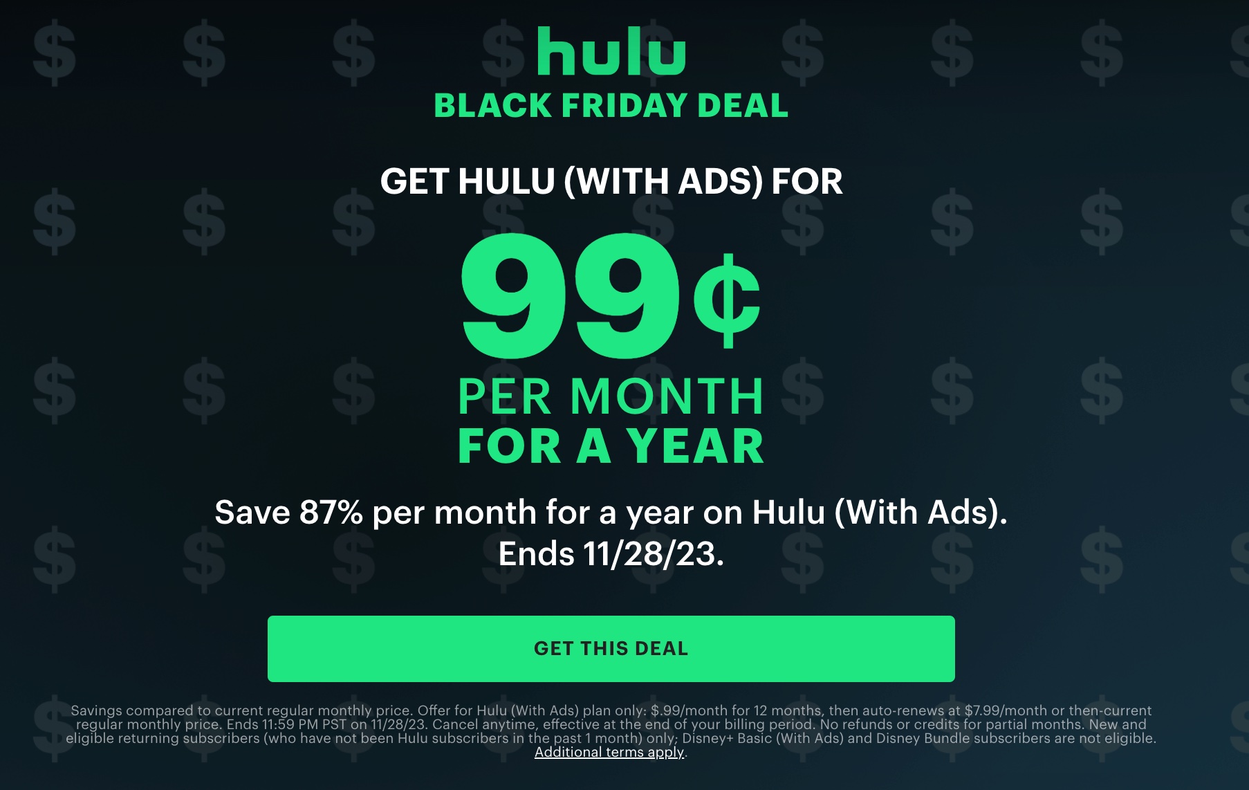 Hulu 订阅优惠汇总【11/24 更新：黑五优惠，仅需 <img decoding=