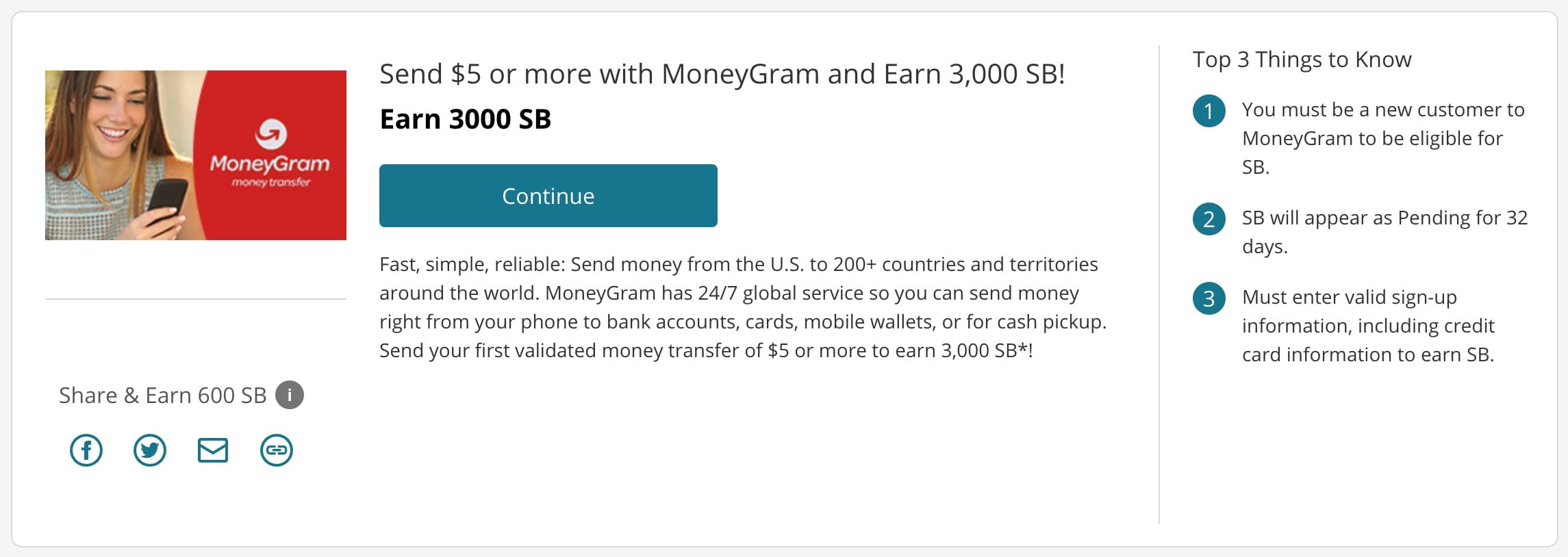国际汇款神器 MoneyGram 介绍【1/9 更新：TopCashback 奖励 .4 + 首次免手续费】