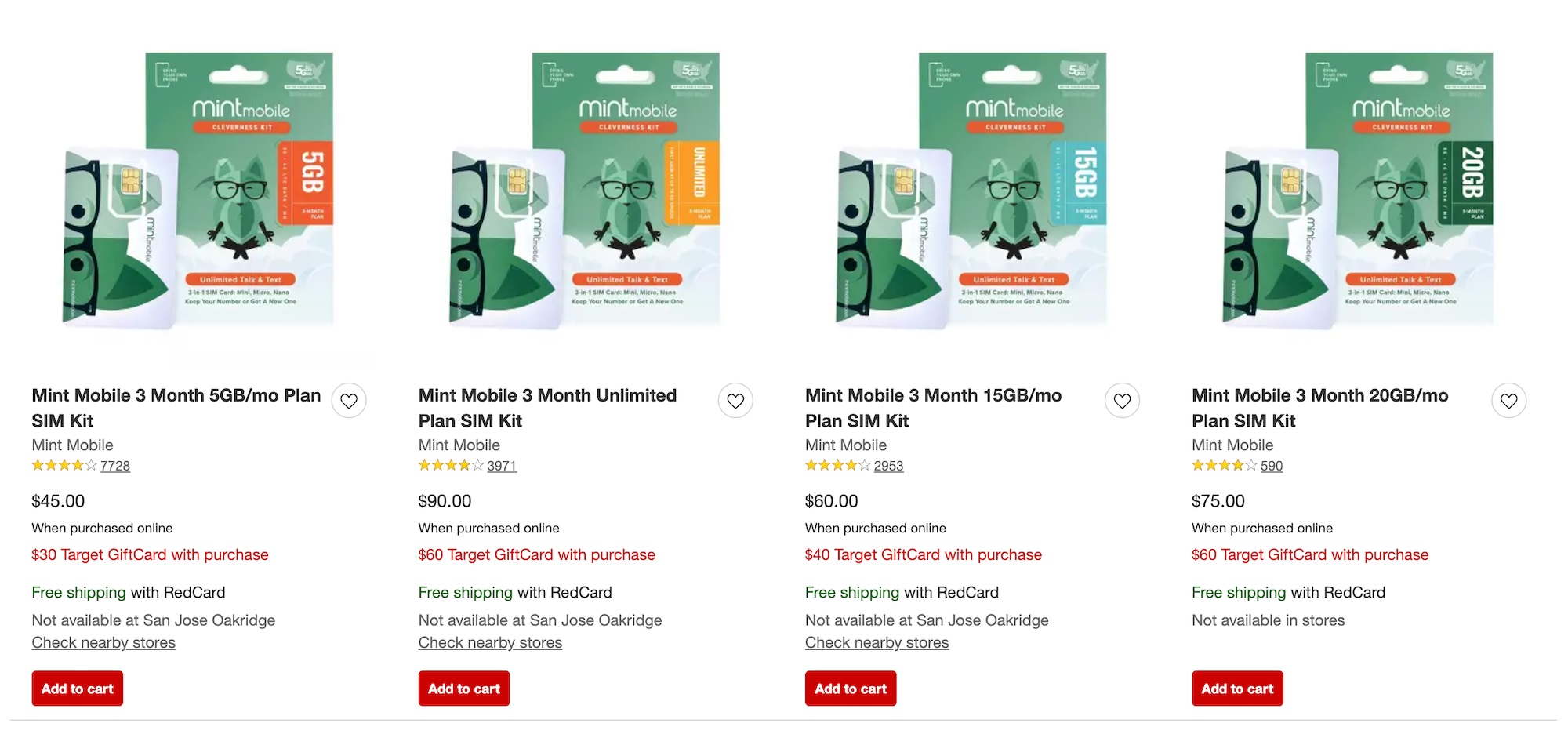 手机运营商 Mint Mobile 近期优惠汇总，可免费试用 30 天【11/22 更新：Target 买就送礼卡，最高送 】