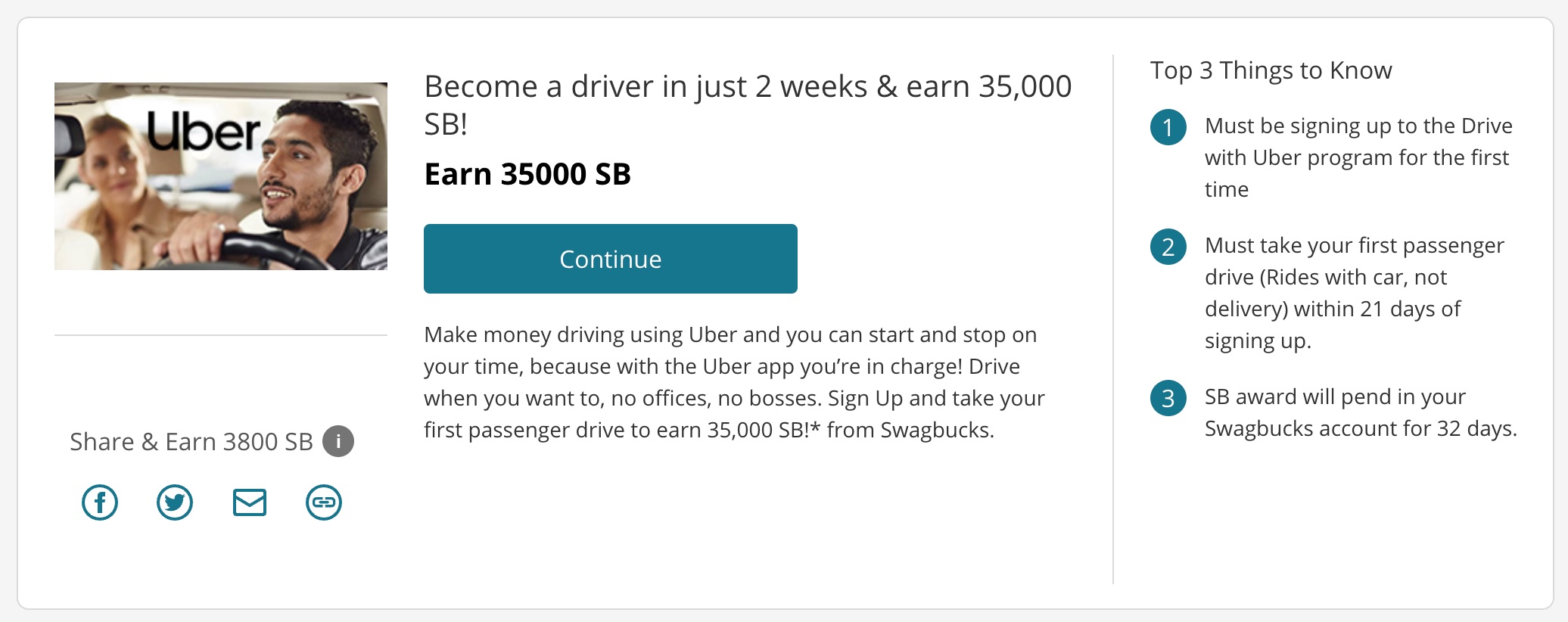 注册 Uber Driver 拿 0 - 7 奖励【11/19 更新:史高了】